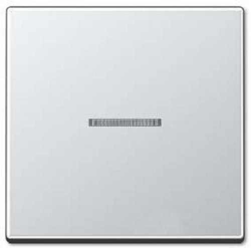 Лицевая панель Jung EcoProfi для 1-кл. выключателя с подсветкой алюминий картинка